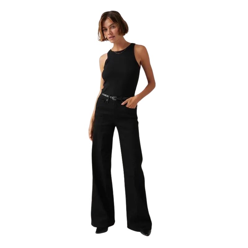 318 CALÇA SHAPPING FEM WIDE LEG