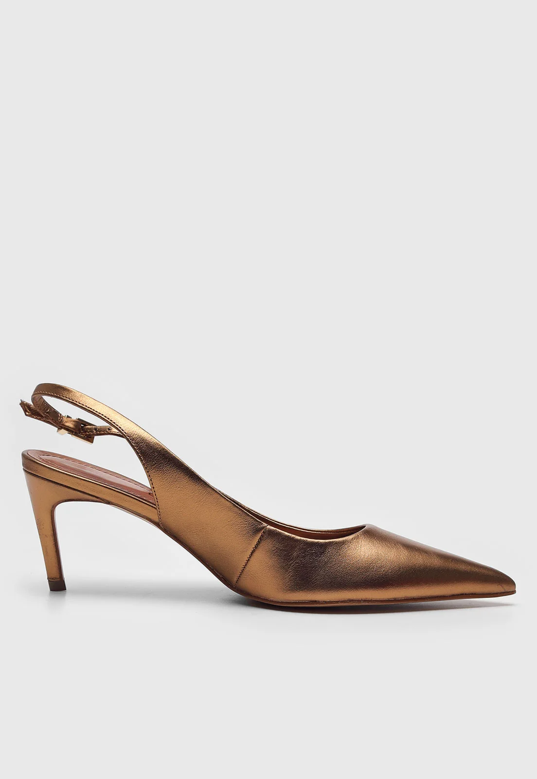 SCARPIN SLINGBACK COURO