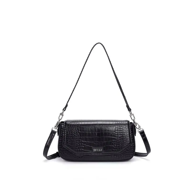 BOLSA BAGUETE CROCO