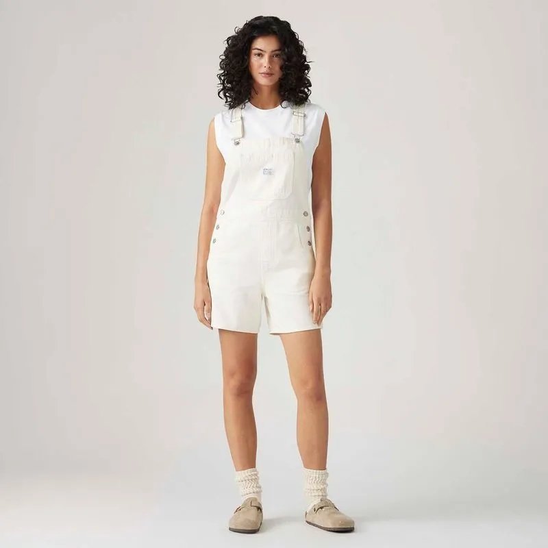 JARDINEIRA JEANS OFF WHITE - Imagem 2