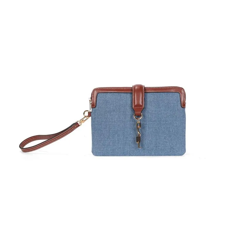 CLUTCH TECIDO JEANS