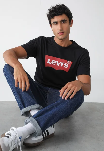 CAMISETA MASC LETREIRO VERMELHO - Imagem 2