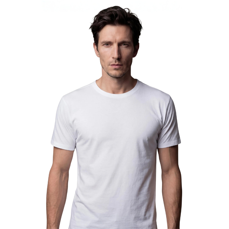 CAMISETA MASC BASICA LISA