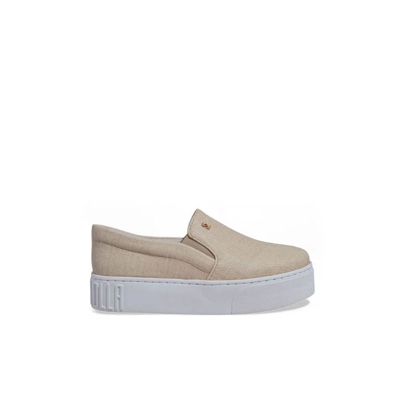 SLIP ON SOLA ALTA TECIDO