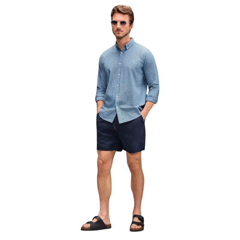 CAMISA ML CHAMBRAY - Imagem 3