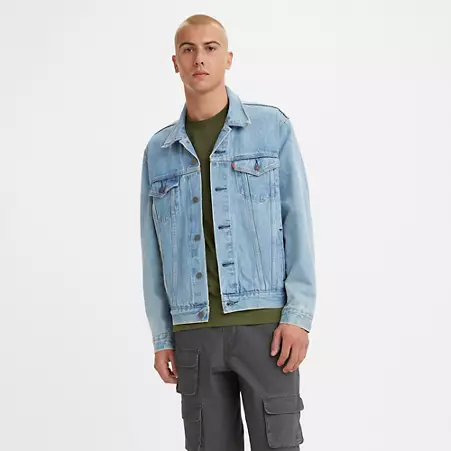 JAQUETA MASC TRUCKER JEANS CLARO