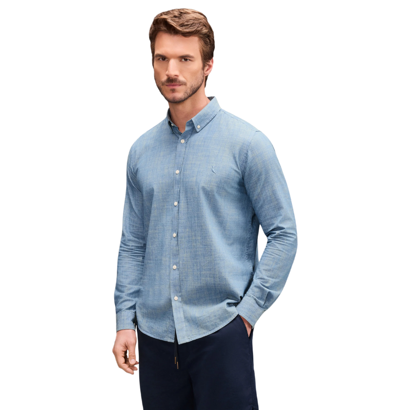 CAMISA ML CHAMBRAY