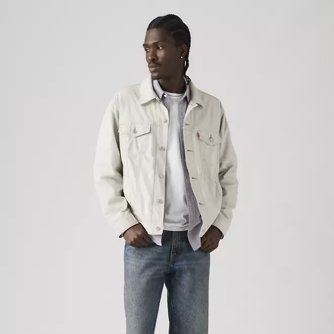 JAQUETA MASC TRUCKER OFF WHITE - Imagem 3
