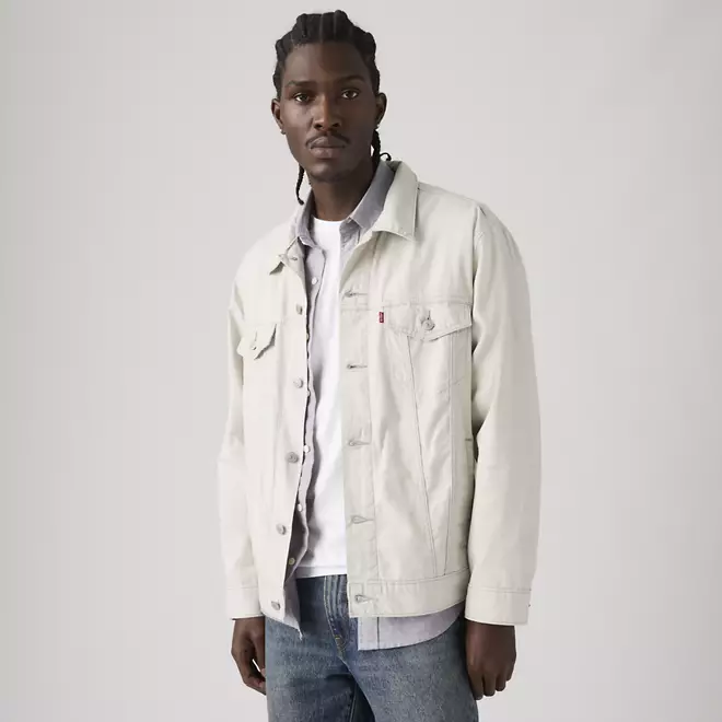 JAQUETA MASC TRUCKER OFF WHITE
