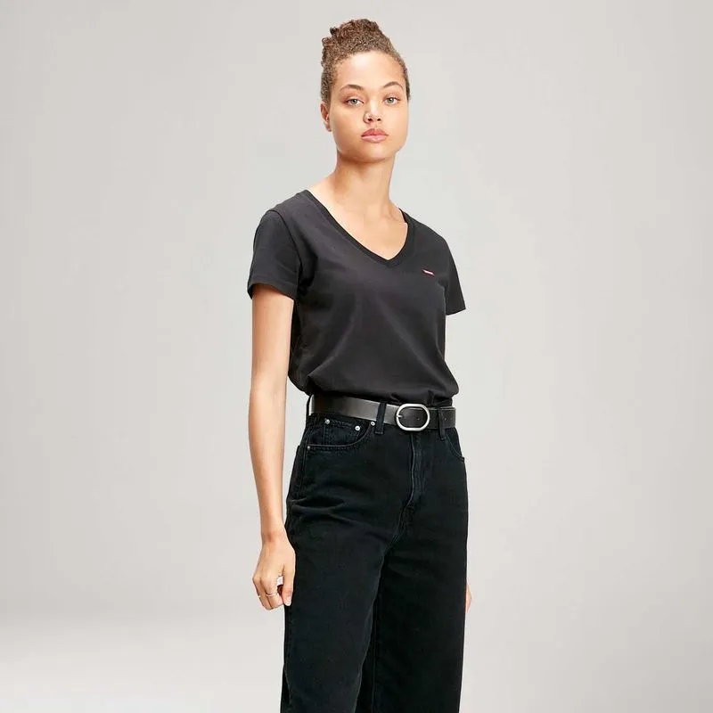 CAMISETA FEM BÁSICA GOLA V
