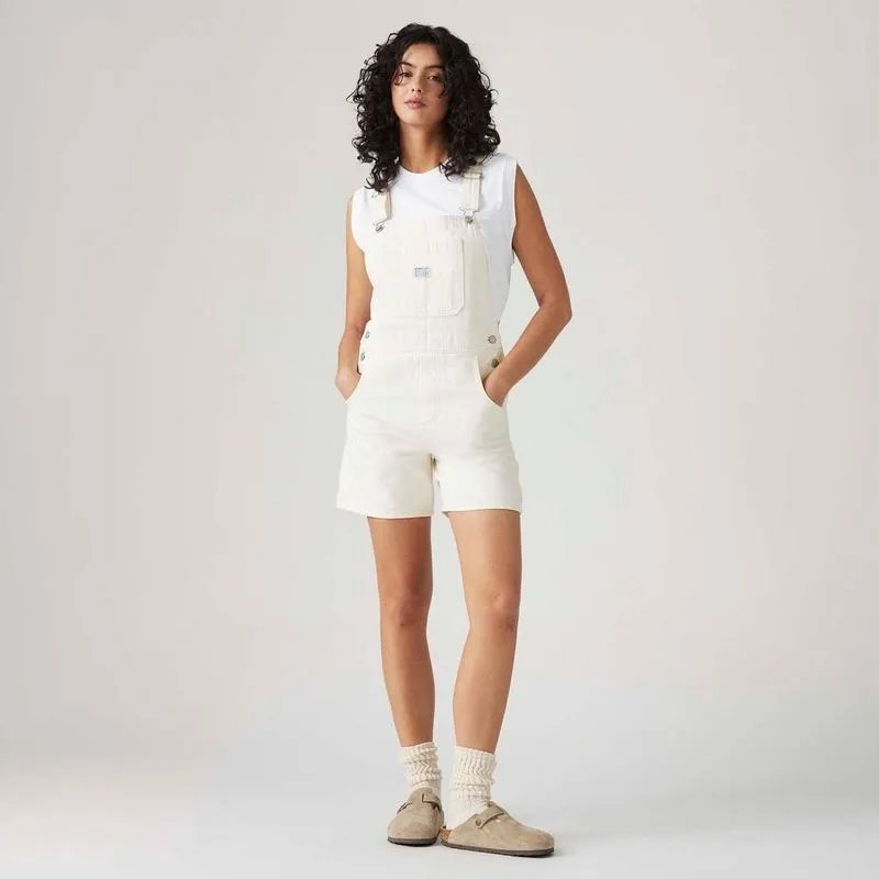 JARDINEIRA JEANS OFF WHITE