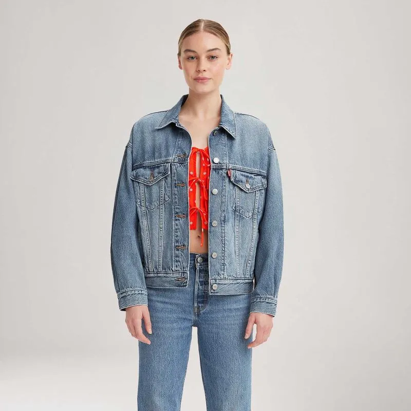 JAQUETA FEM TRUCKER 90s JEANS
