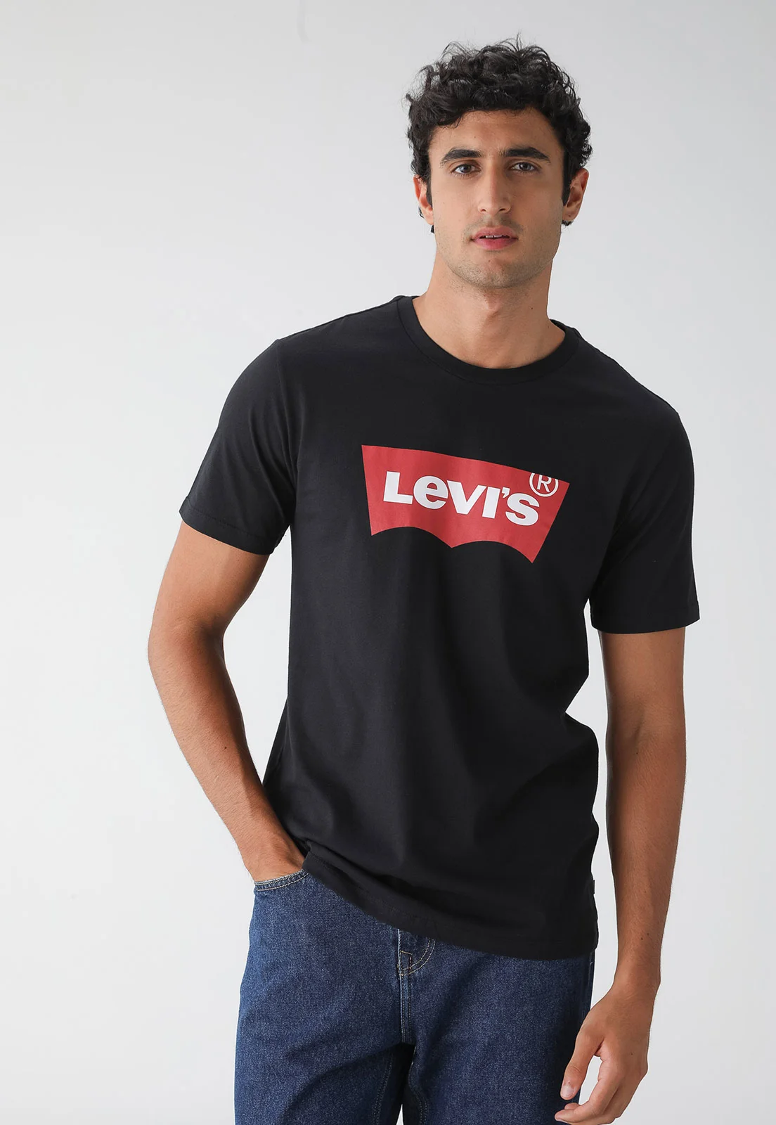 CAMISETA MASC LETREIRO VERMELHO
