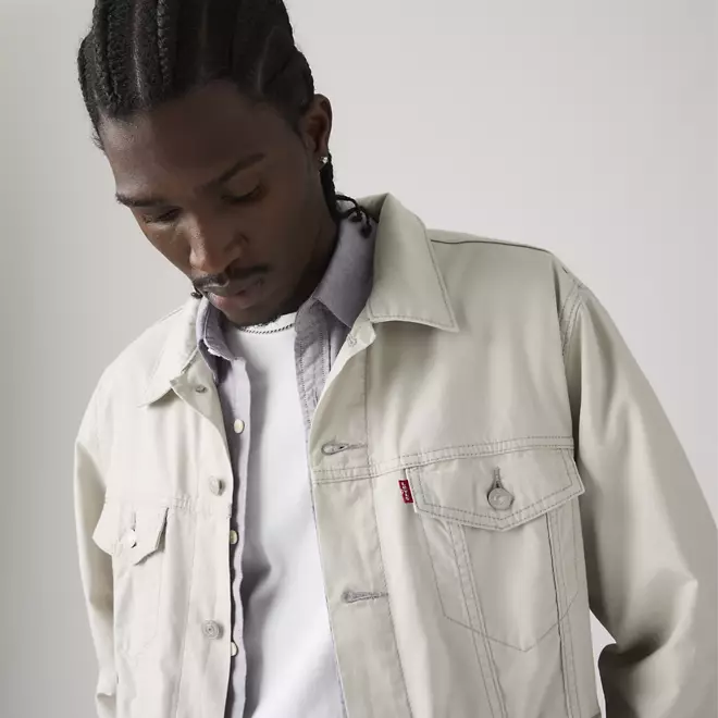 JAQUETA MASC TRUCKER OFF WHITE - Imagem 2