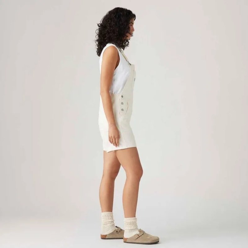 JARDINEIRA JEANS OFF WHITE - Imagem 3