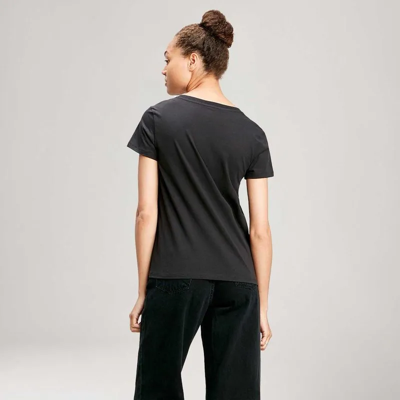 CAMISETA FEM BÁSICA GOLA V - Imagem 2