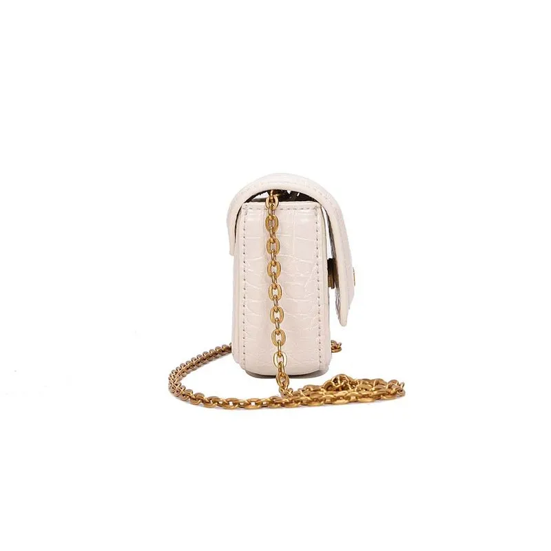 BOLSA COM CAIXA CROCO - Imagem 5