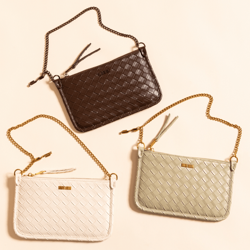 BOLSA CLUTCH TRESSE